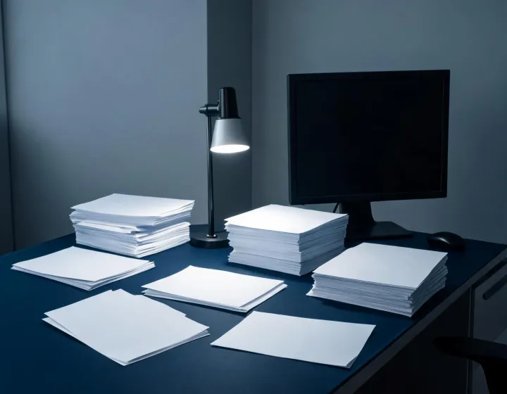 Independent sourcing desk reviewing transition lenses briefs